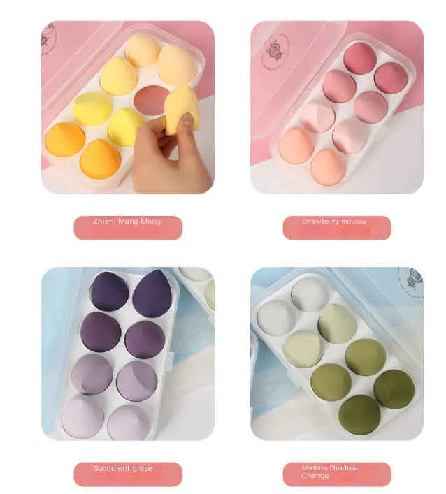 Makeup Sponge Set - Beauty Blender Egg Collection